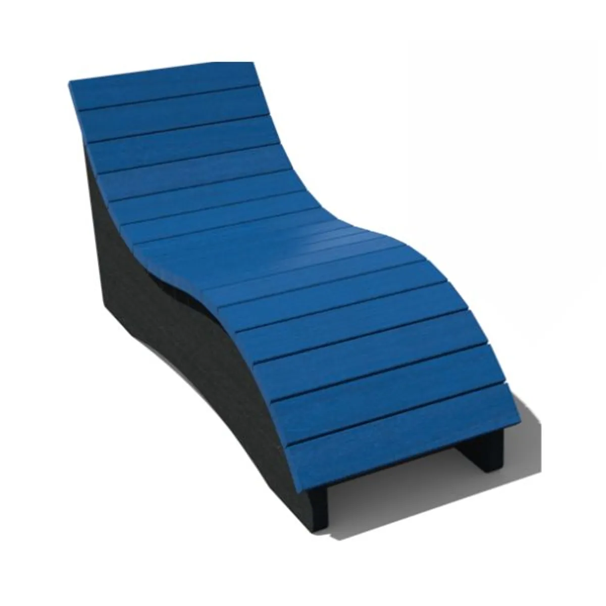 Chaise longue Wavy simple