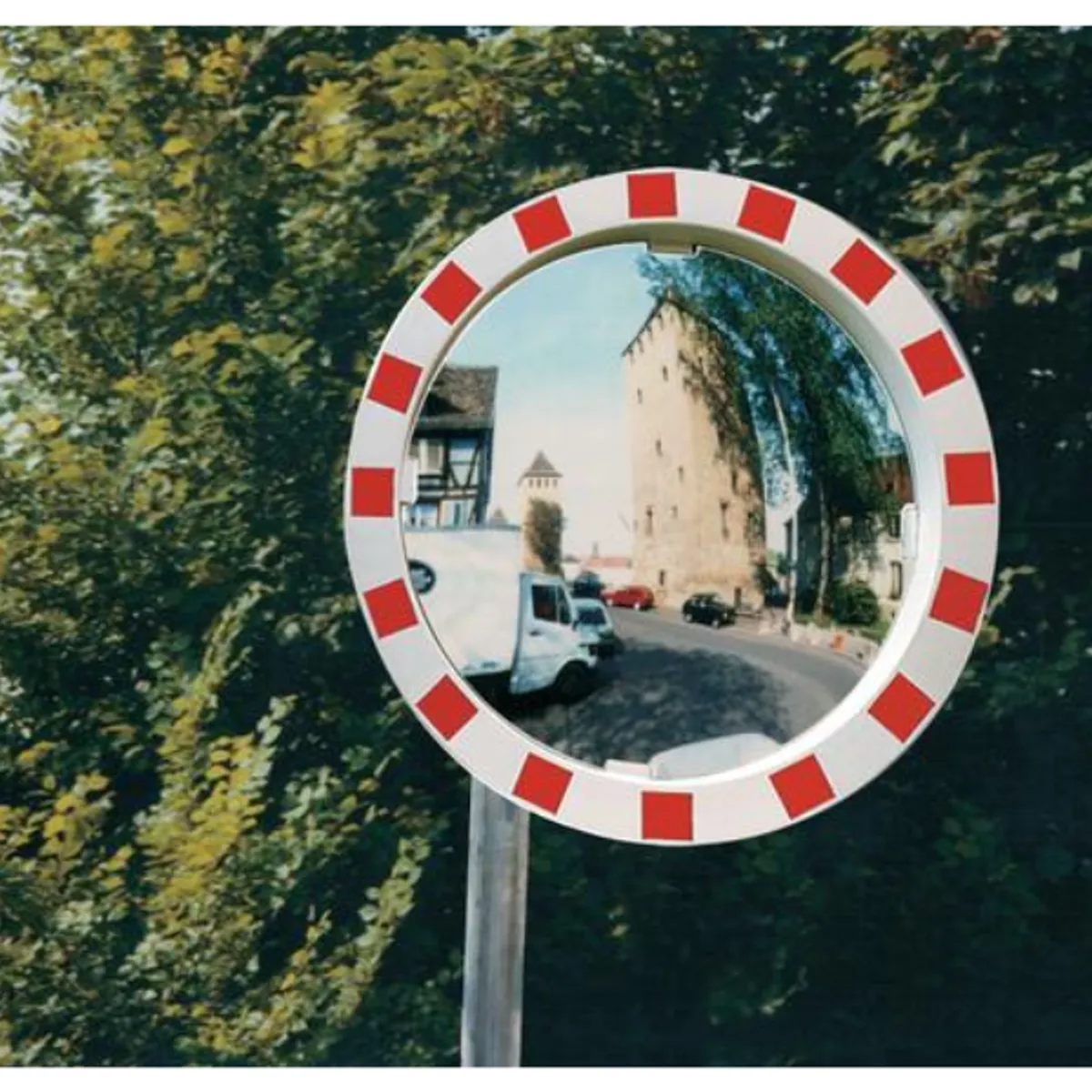 Miroir (rond) pour voies privées