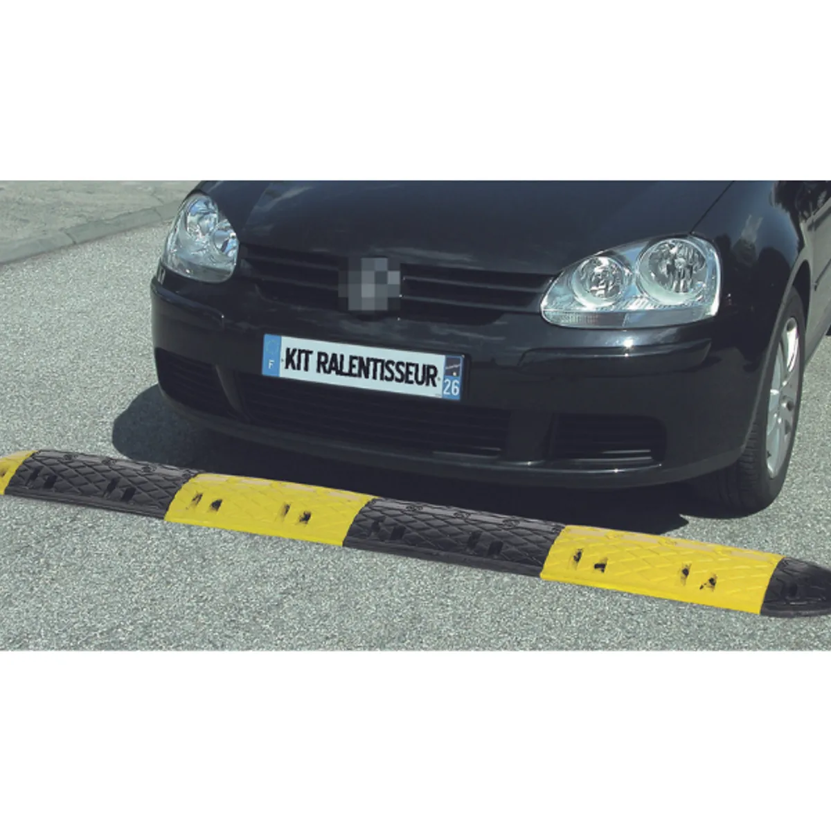 Paire de ralentisseurs jaune/noir