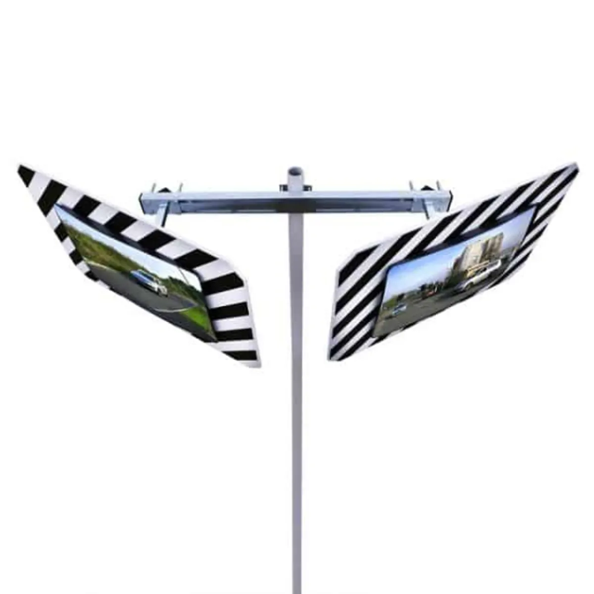 Fourche pour poser 2 miroirs