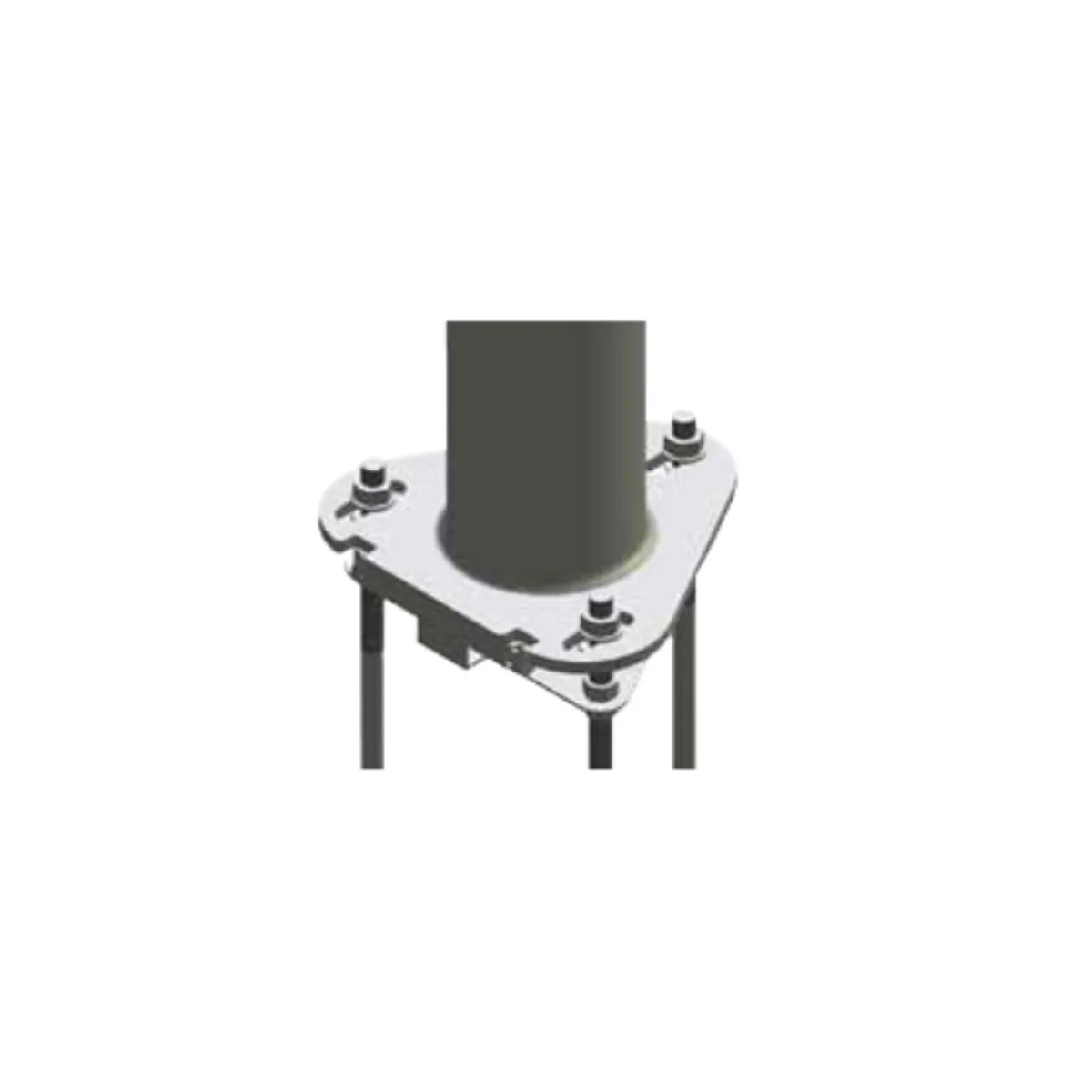 Fixation pour mâts de manche à air - Socle basculant