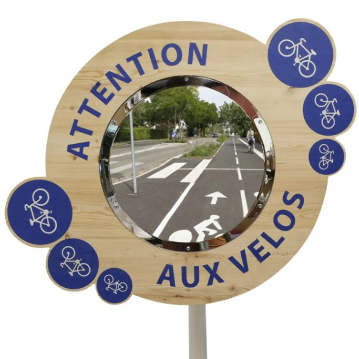 Miroir JURA pour pistes cyclables