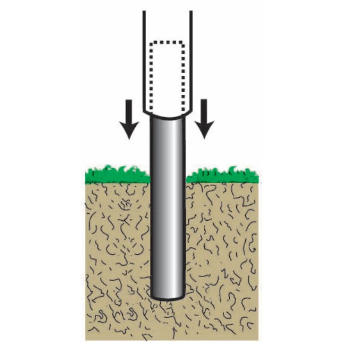 Fixation pour mât de manche à air - Manchon