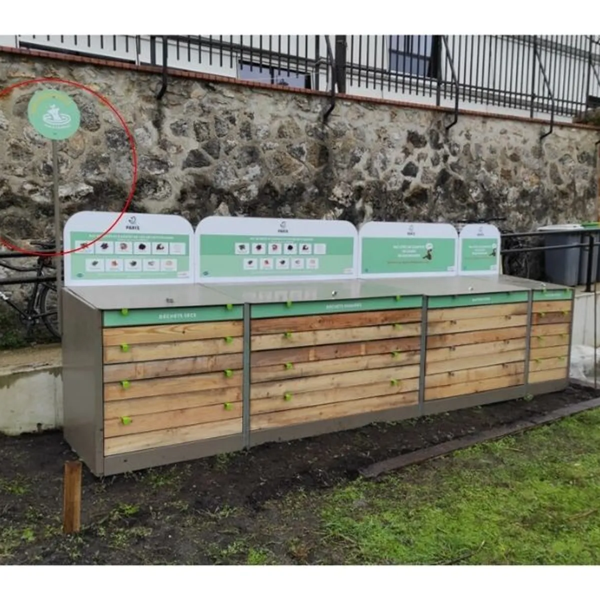 Mât pour abri BioCompost