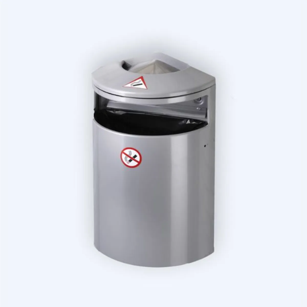 Support sac poubelle + cendrier