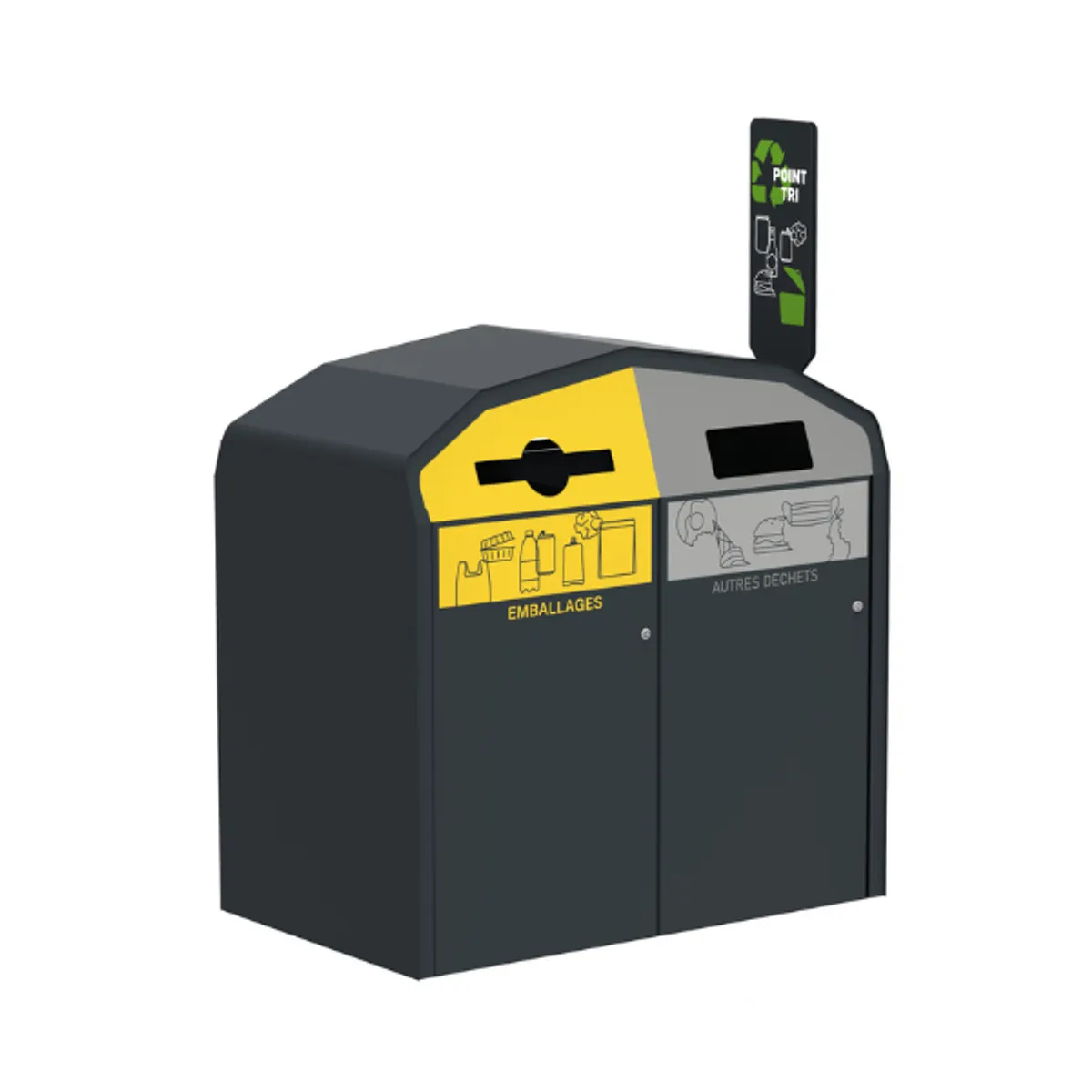 Point de Tri Urbain- bi-flux