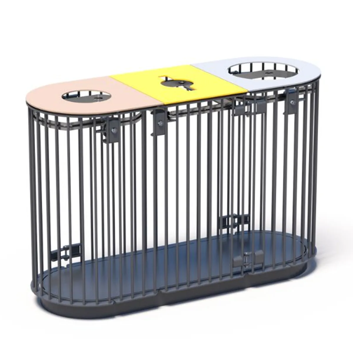 Corbeille ARENA tri-flux vigipirate