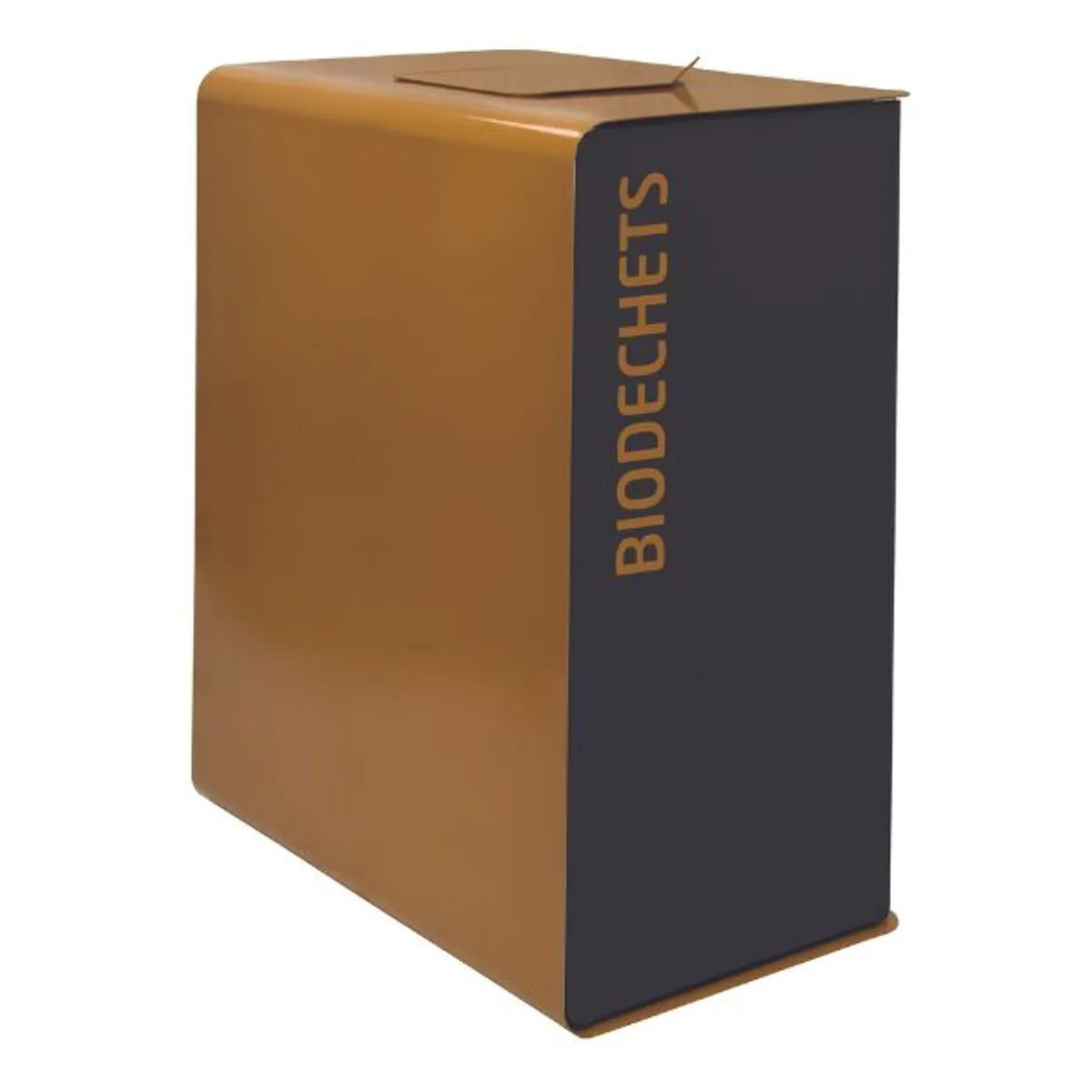 Borne Cubatri Biodéchets Gris manganèse/marron