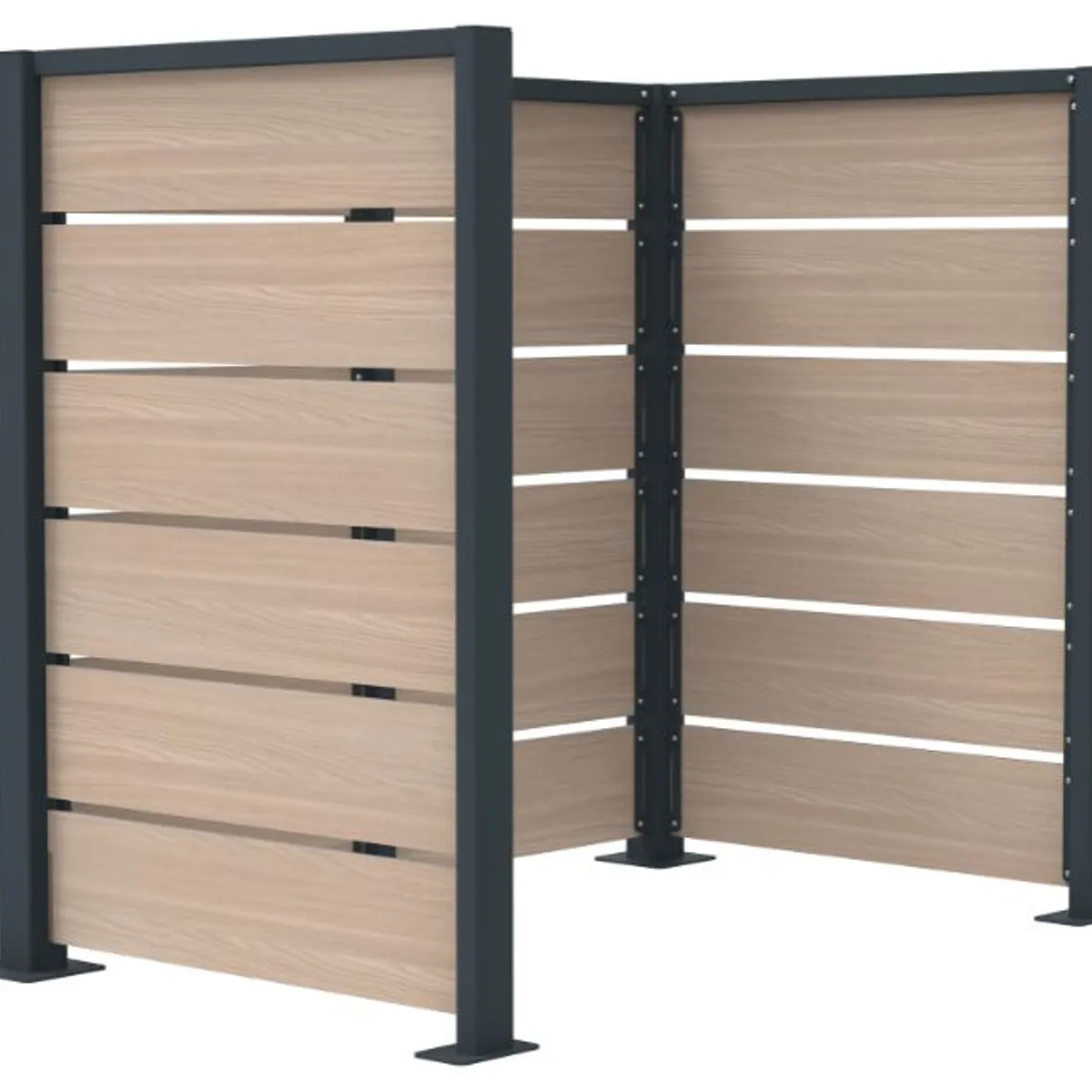 Cache conteneurs Extreme 3 modules Anthracite