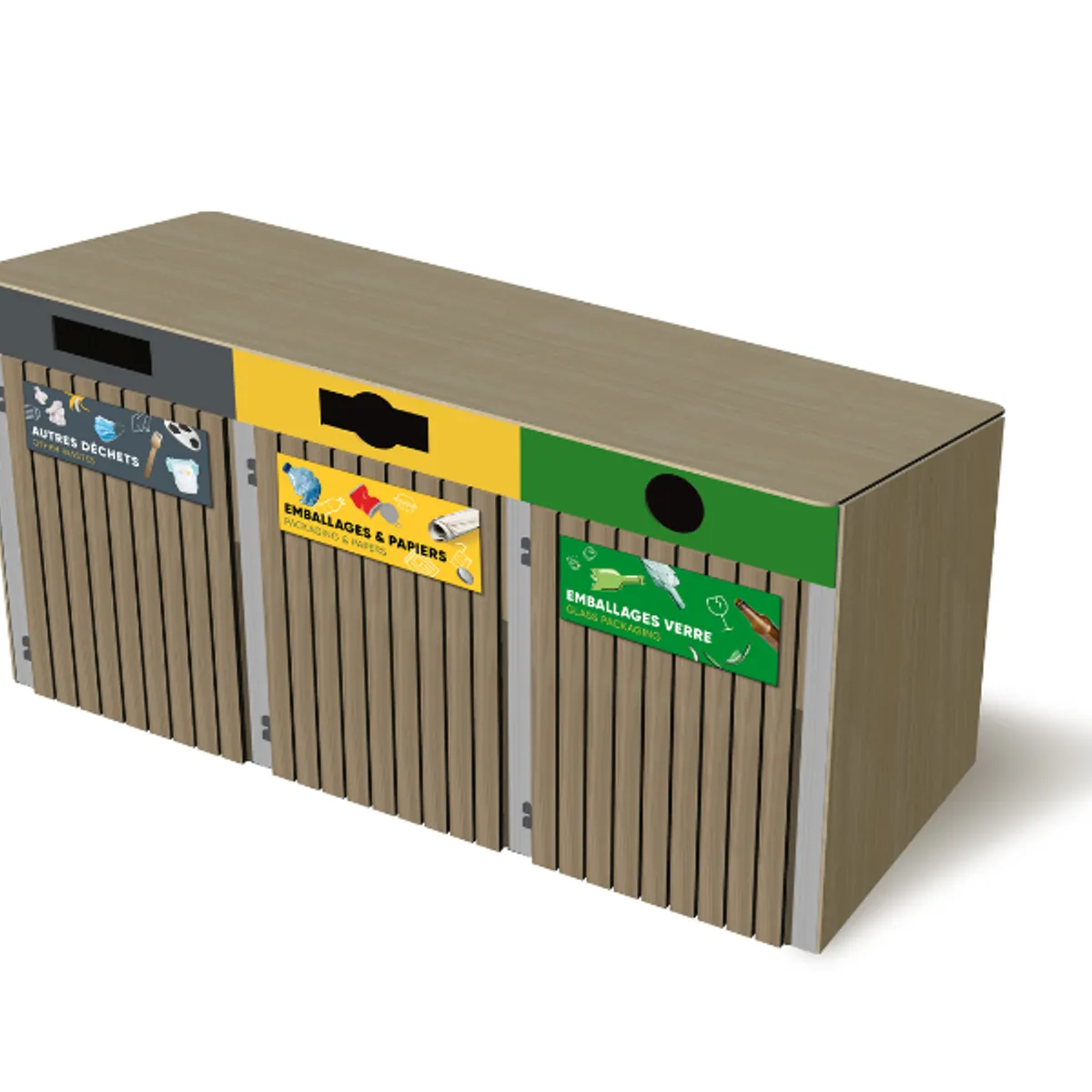 Station NATURA Trio Bois-Compact