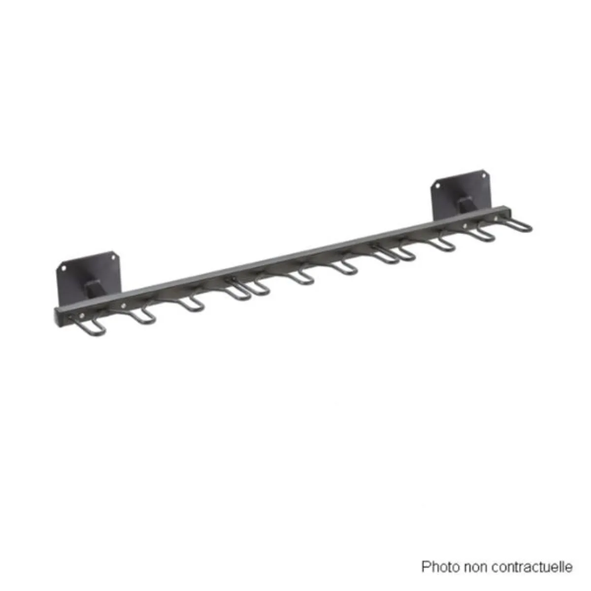 Support range trottinettes mural 9 places