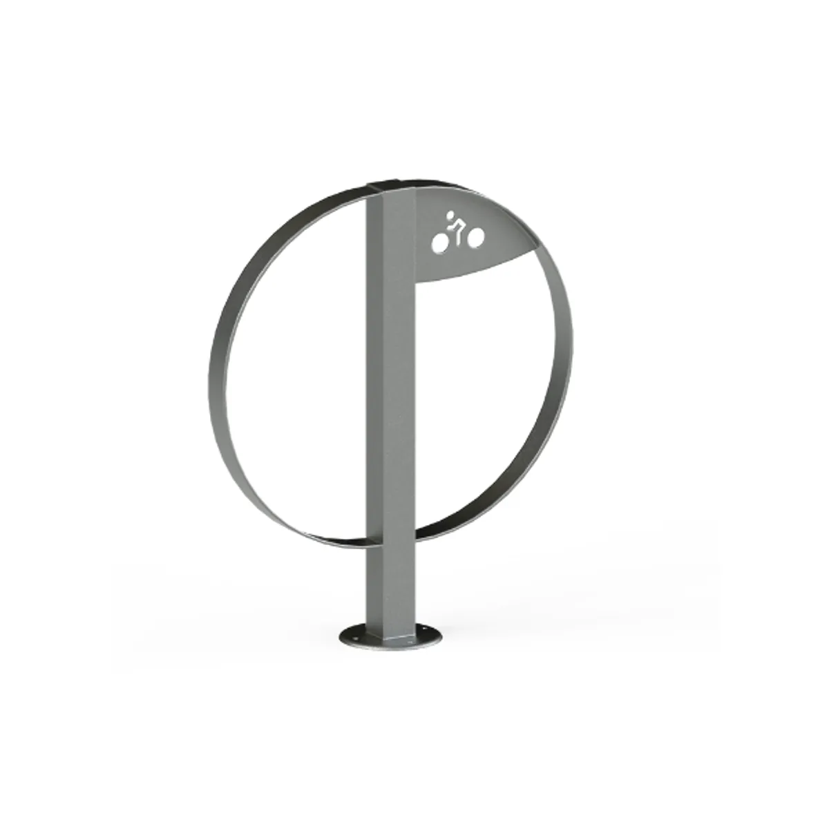 Appui-vélos Icone avec picto