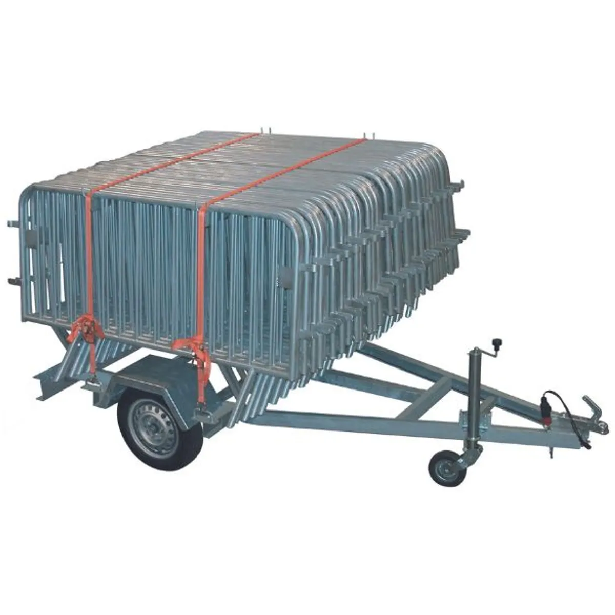 Remorque Permis B- capacité 38 ou 40 Barrières de circulation (Police)