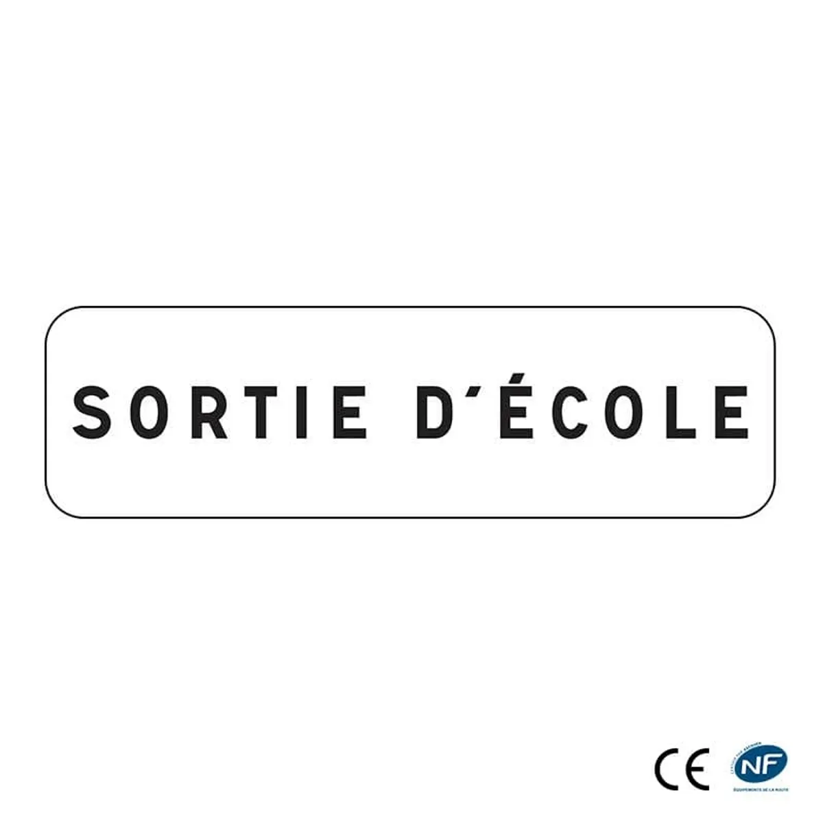 Panonceau sortie d'école M9z