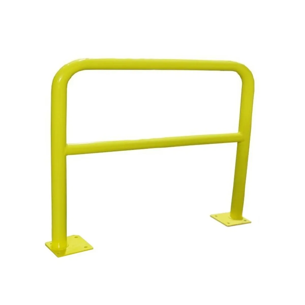Barrière de sécurité à platine acier - jaune