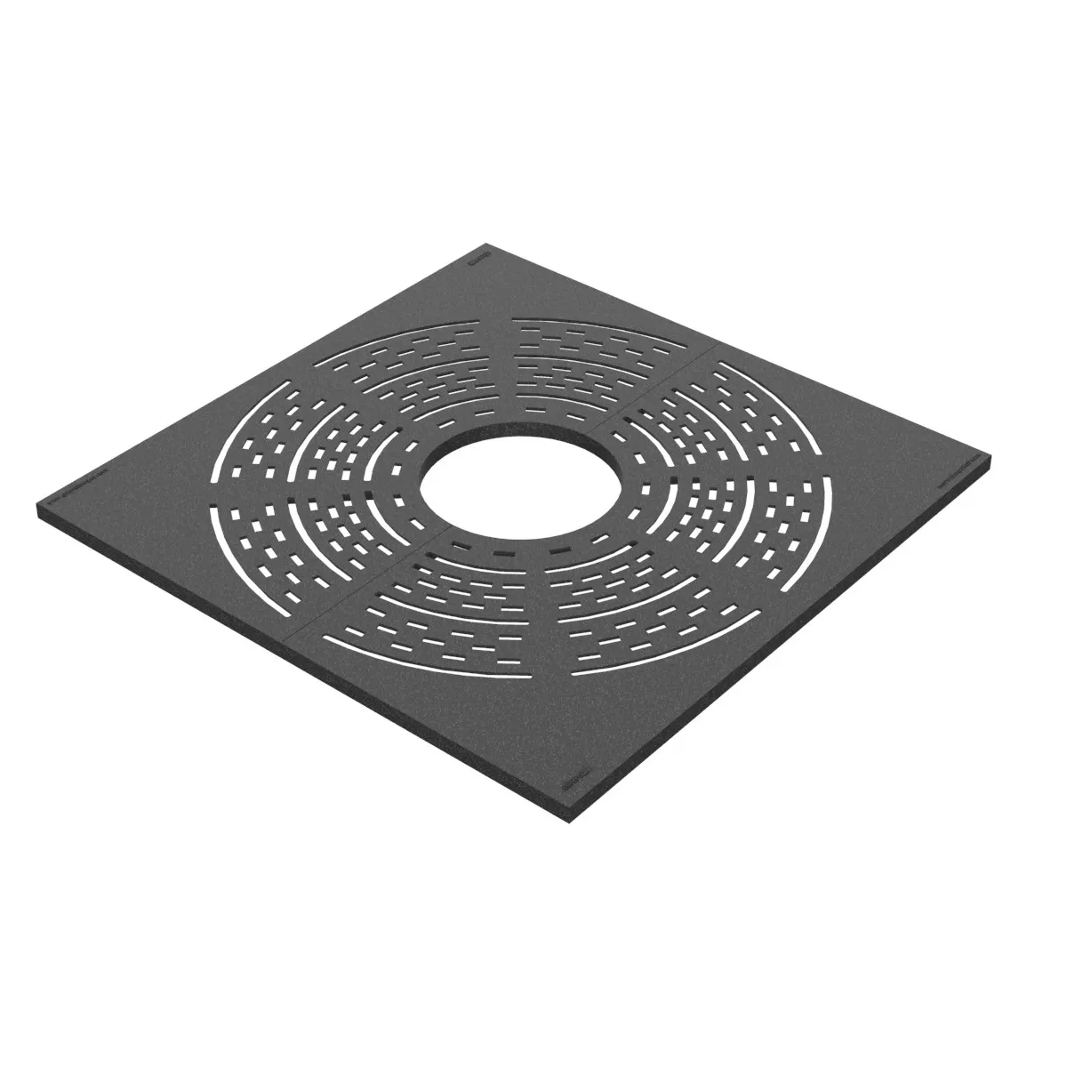 Grille d'arbre en fonte Niu 794x794 mm