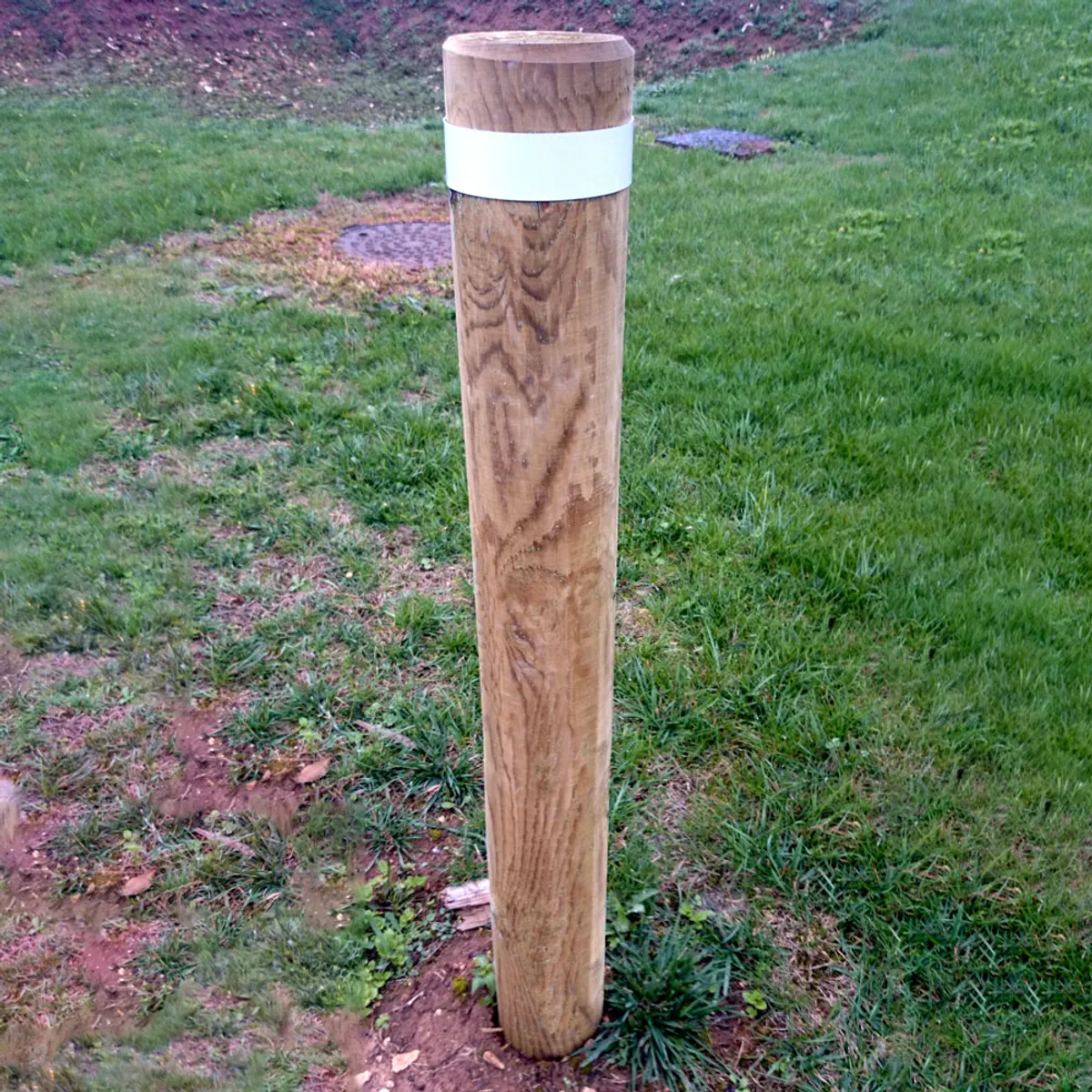 Borne ronde fixe rétro-réfléchissante Ø12 cm