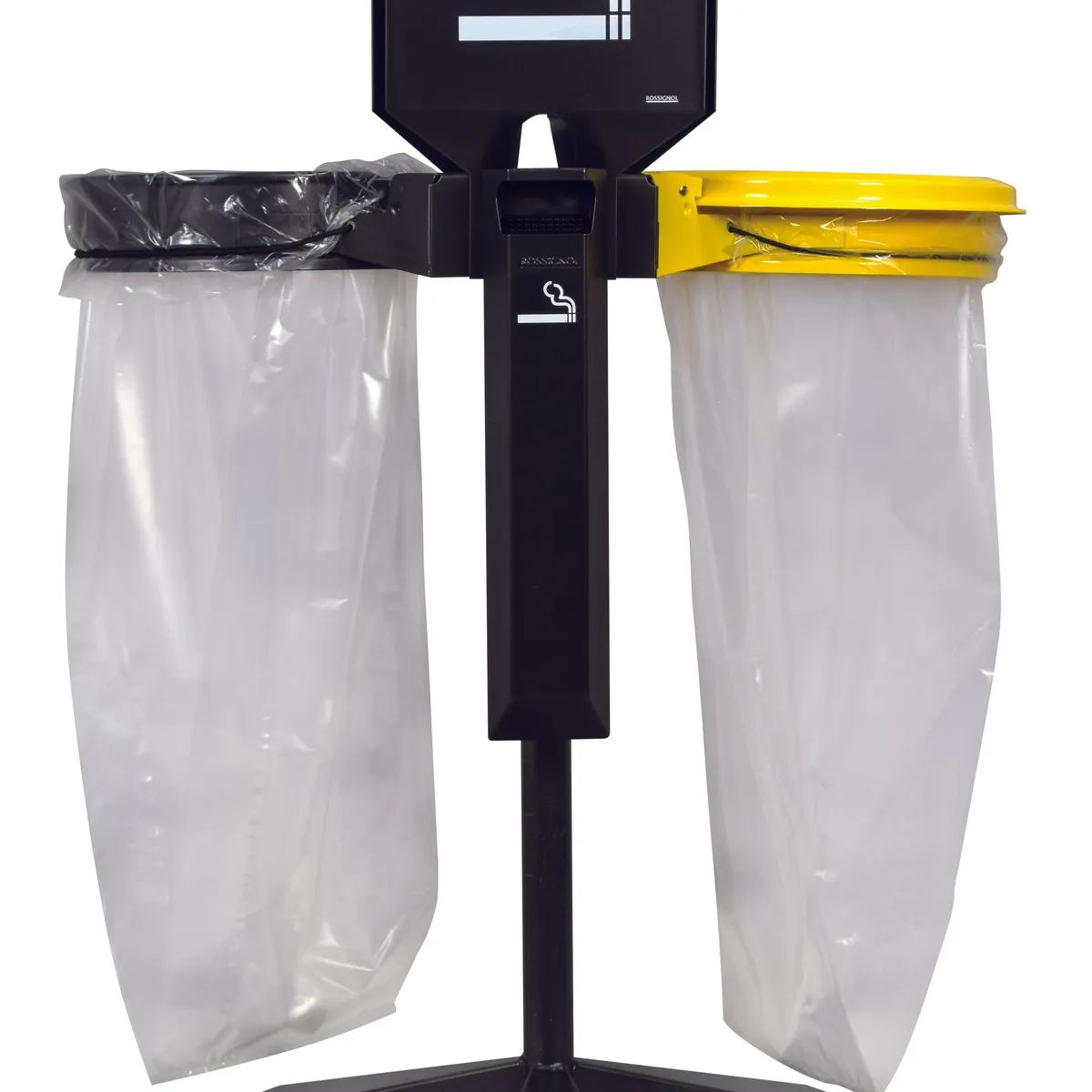 Kit supports sacs bi-flux avec cendrier