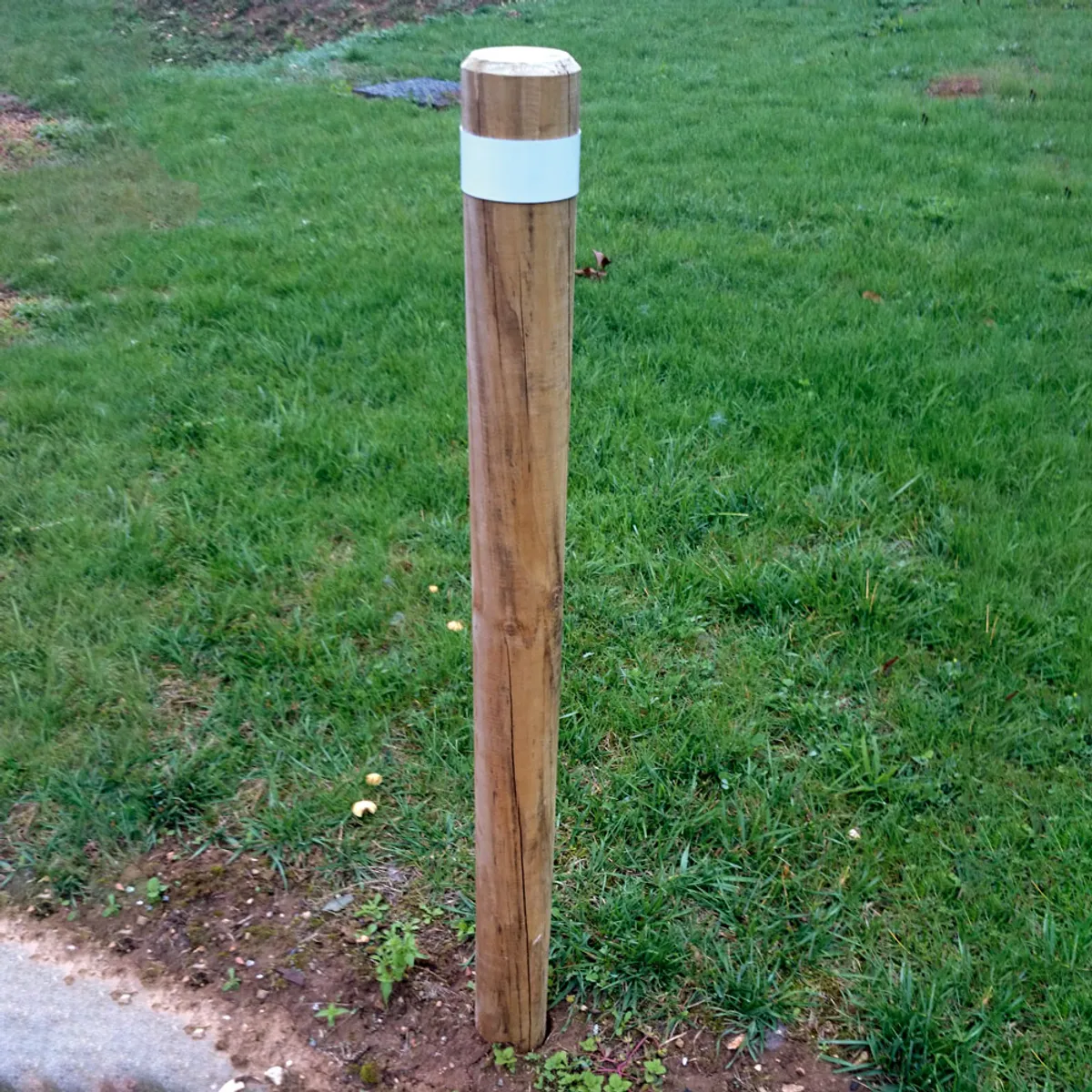 Borne ronde fixe rétro-réfléchissante Ø9 cm