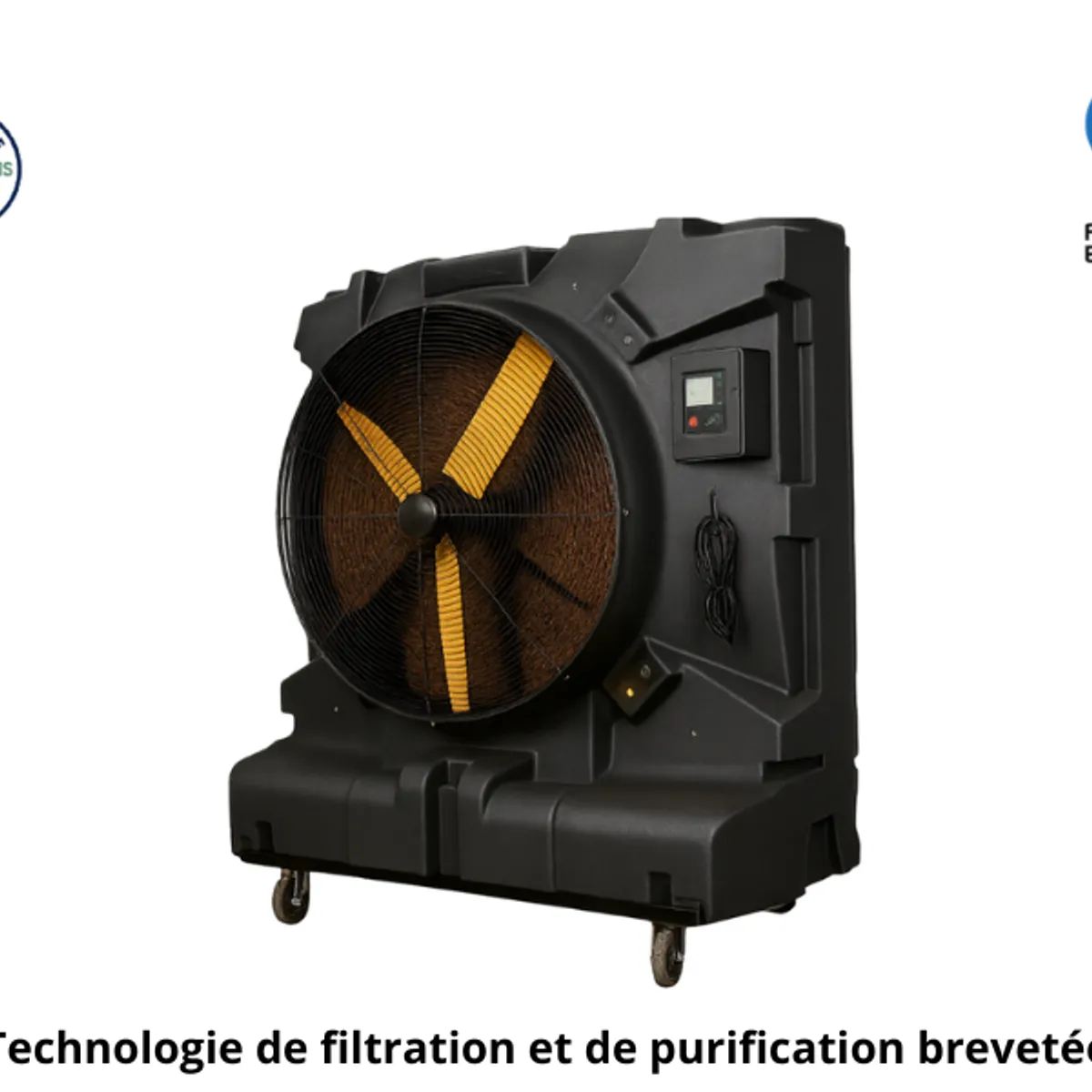 Rafraîchisseur d'air mobile - 400 M² - Préfiltration brevetée