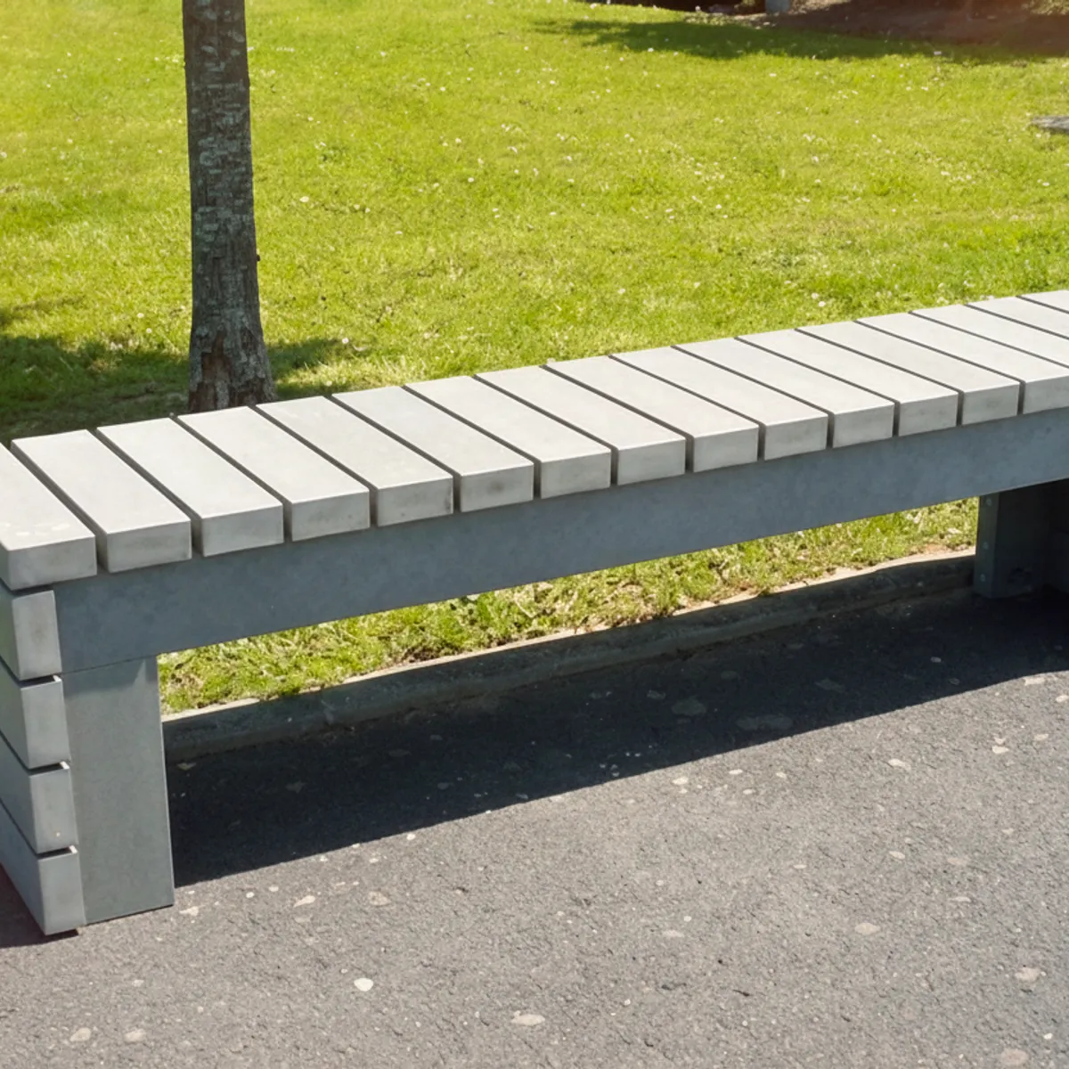 Banquette plastique recyclé EMERGENCE