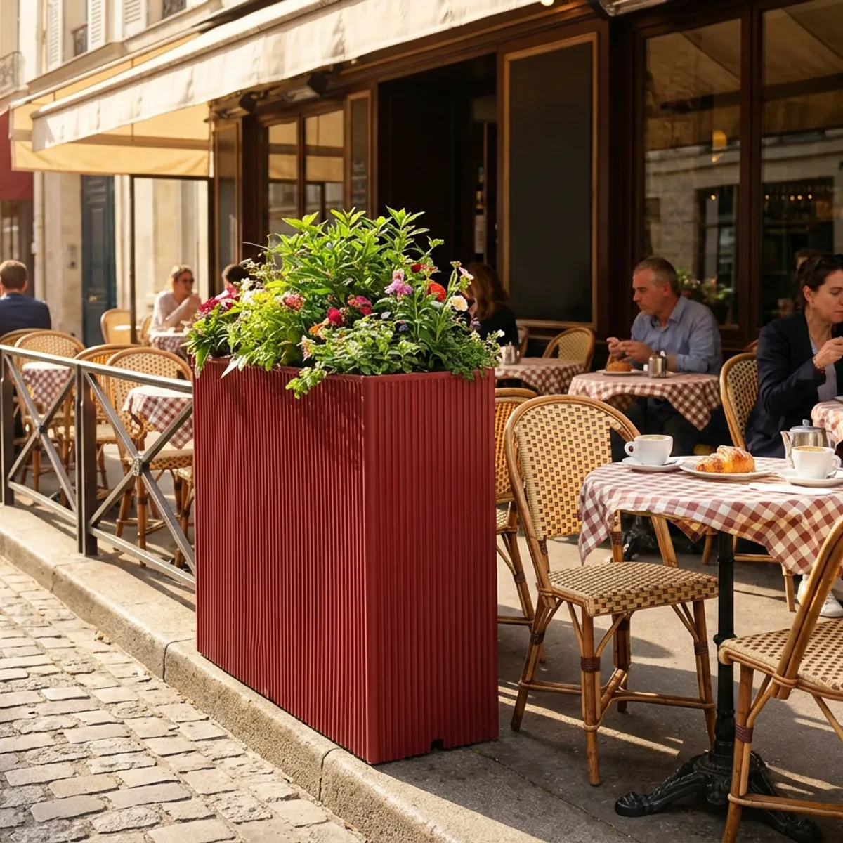 Jardinière MILANO - Deux contre bacs