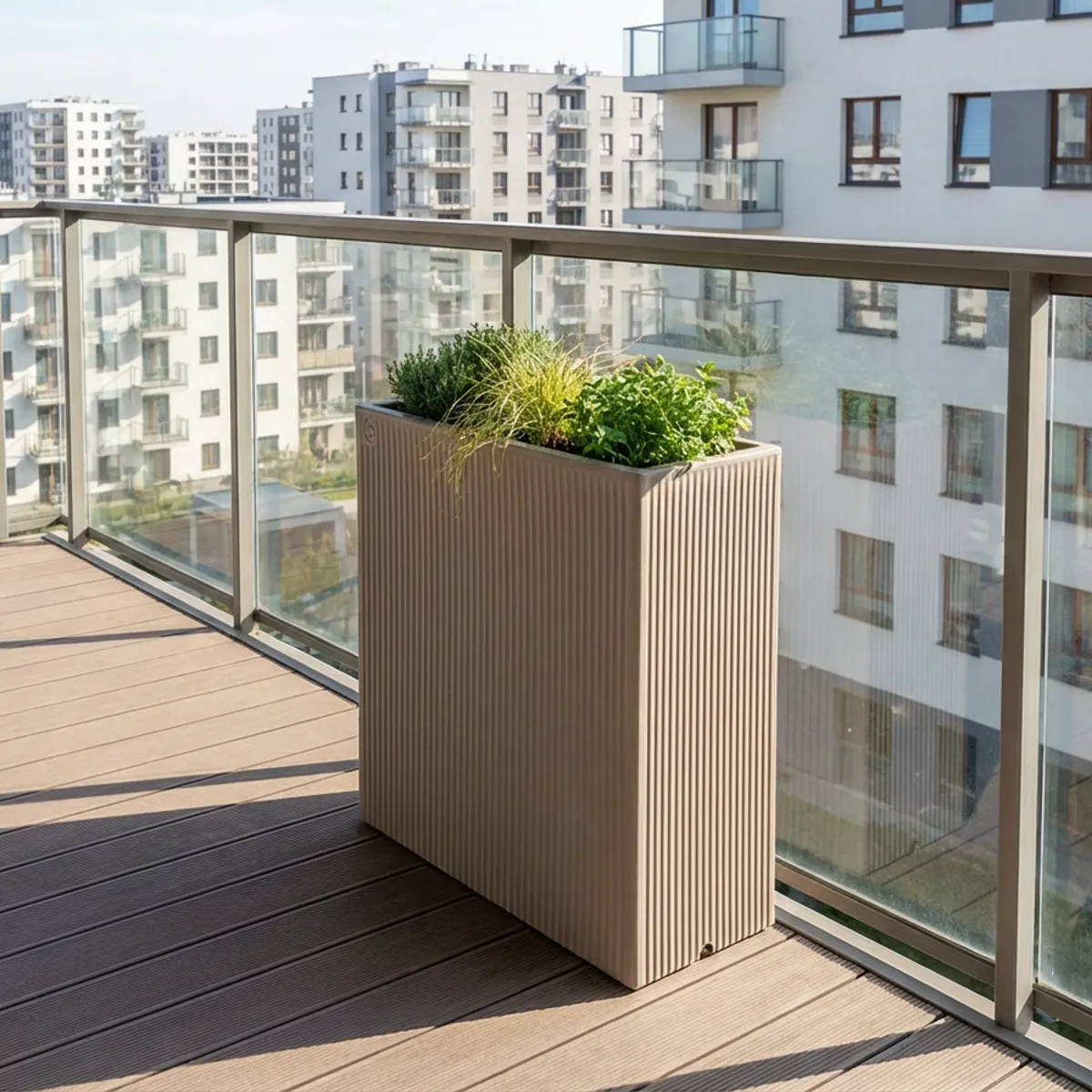 Jardinière MILANO - un contre bac