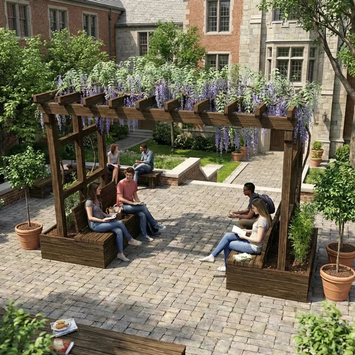 Pergola EDEN en plastique recyclé