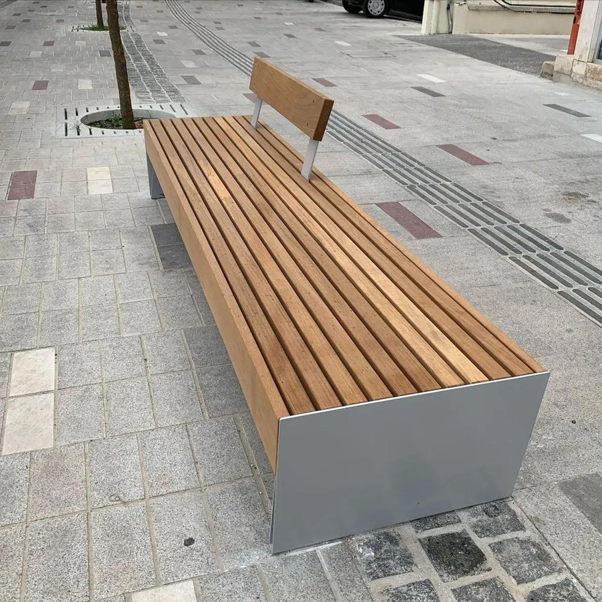 Banc DEAUVILLE bois exotique