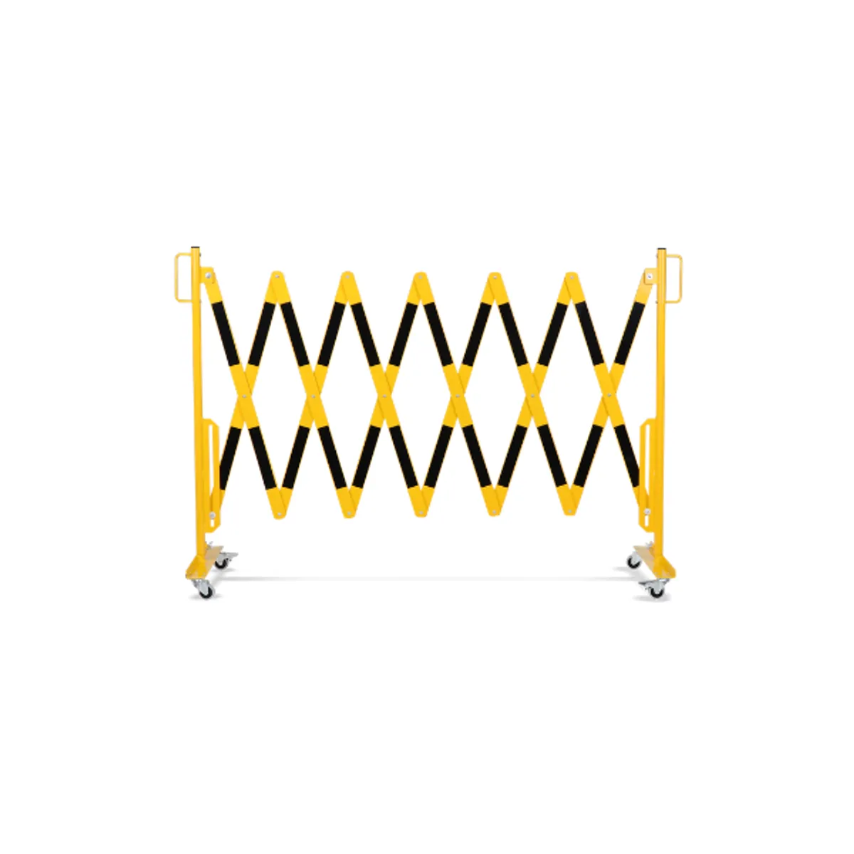 Barrière 4,0 m  jaune/noir roulettes