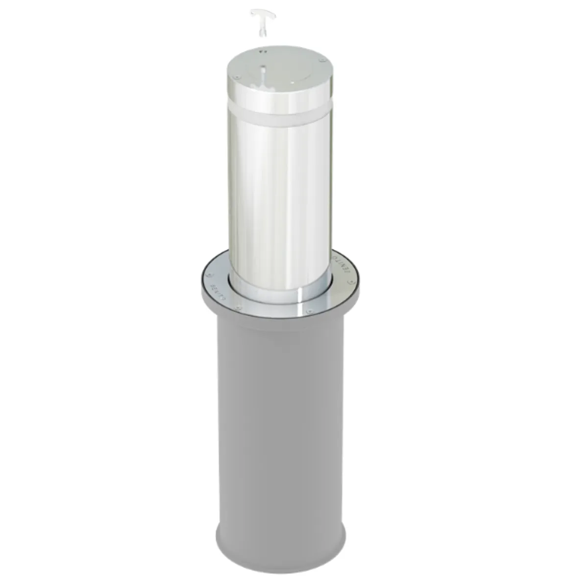 Borne Inox semi-automatique Ø220 mm
