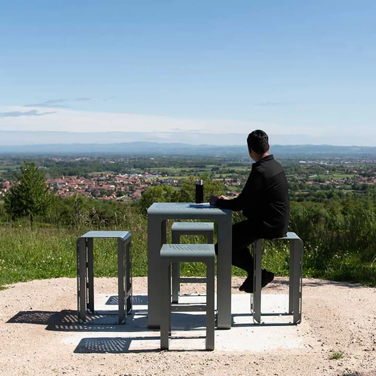 Tabouret Haut ZIG ZAG