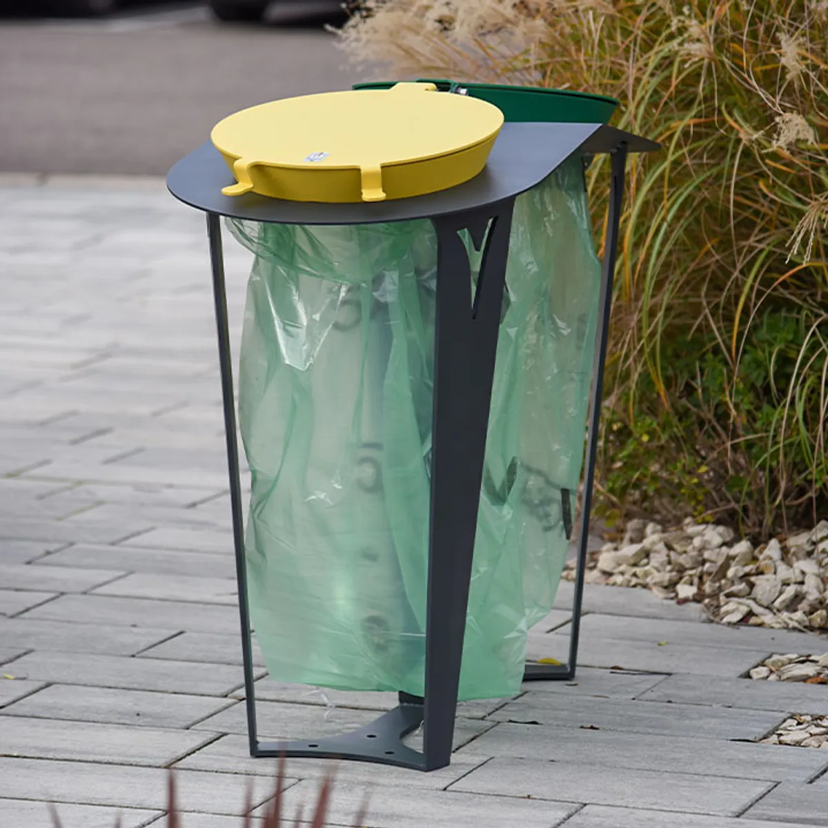 Corbeille vigilante bi-flux 2 x 120 litres