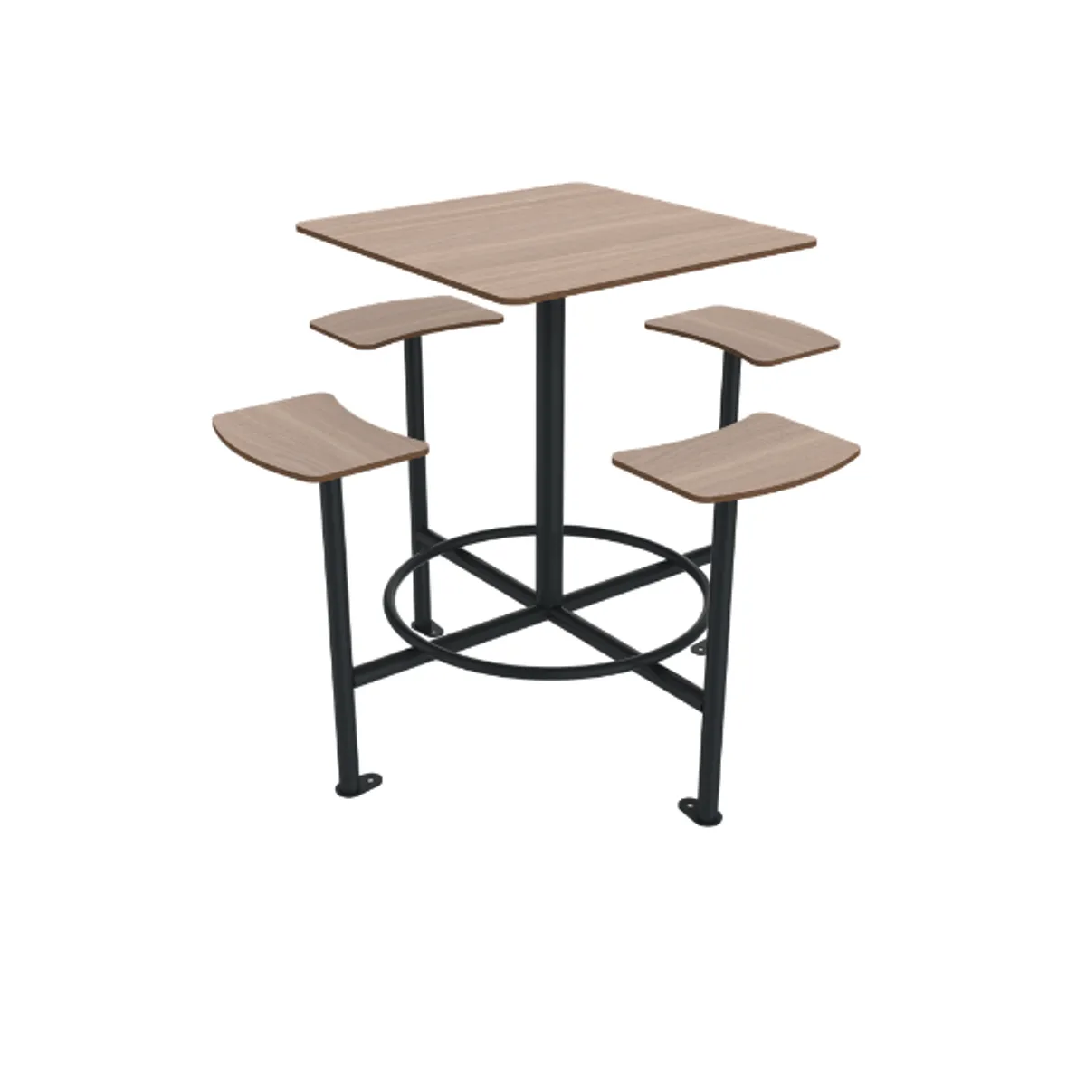 Table haute carrée Moka