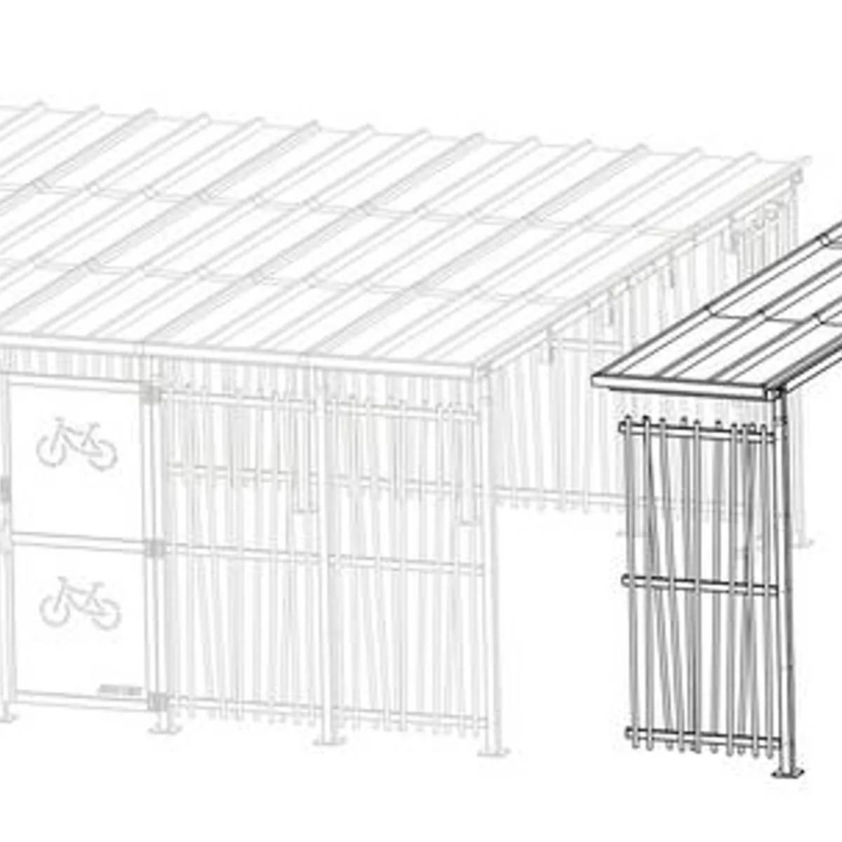 Module d'extension abri BAMBOU