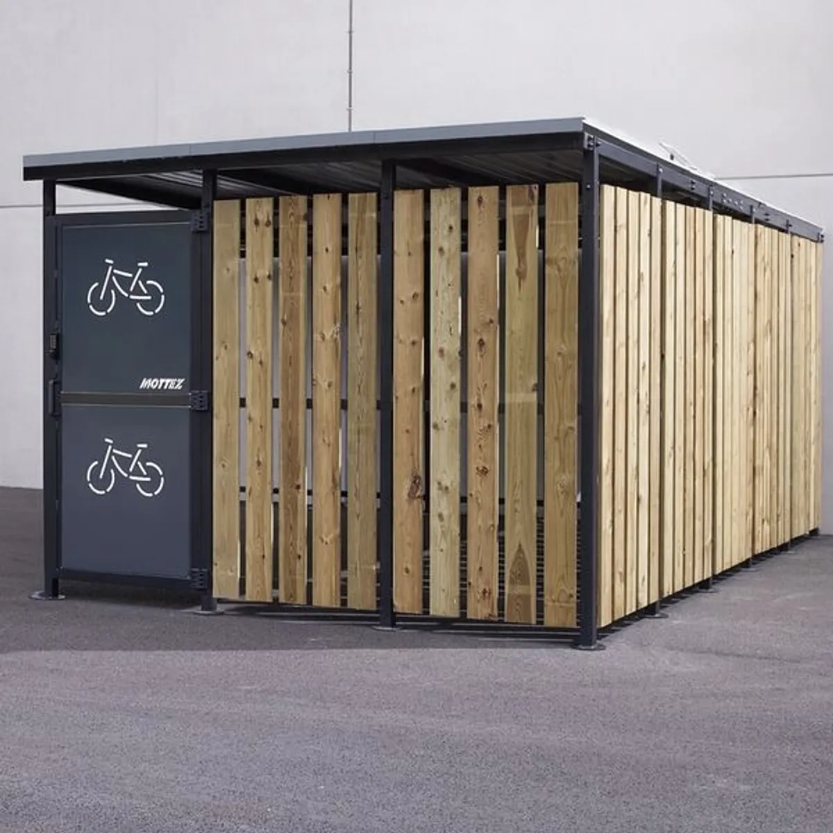 Abri vélo sécurisé TOLE - BOIS