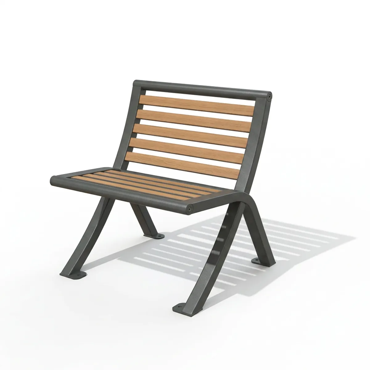 Chaise HORIZON + lames compact Teck