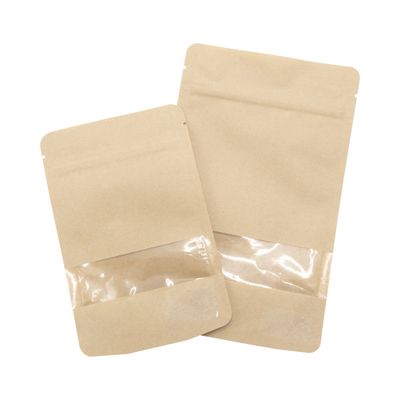 Sachets zip à fenêtre