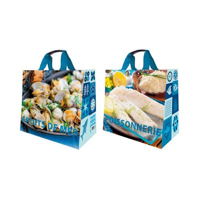 Sacs cabas PP Tissé "Poissonnerie"