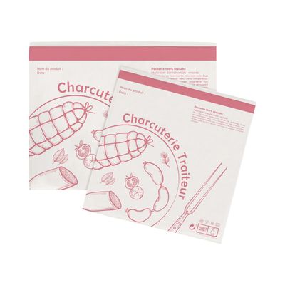 Pochettes adhésives métiers "Charcuterie"