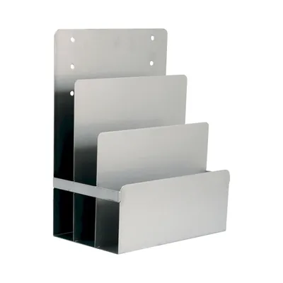 Présentoirs pochettes adhésives en inox
