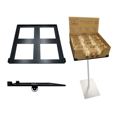 Présentoirs pour boîtes "prêt-à-vendre"