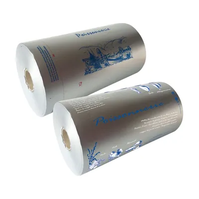 Papier thermoscellable en bobine "Poissonnerie"