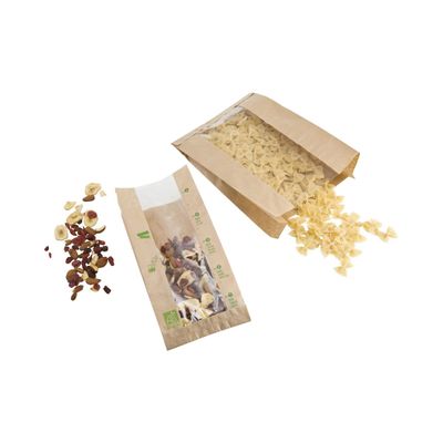 Sacs papier à fenêtre gradué, spécial vrac