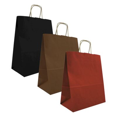 Sacs cabas avec poignées torsadées - colorés