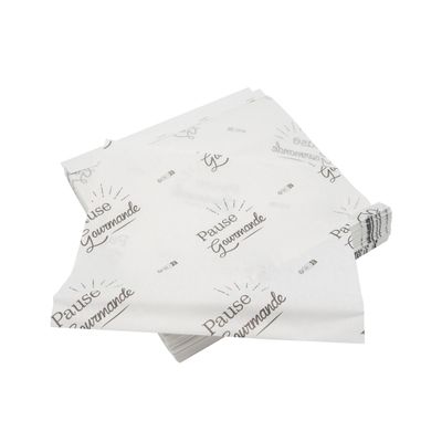 Feuilles papier paraffiné en liasse "Pause Gourmande"