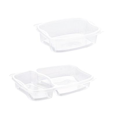 Barquettes à couvercles séparés