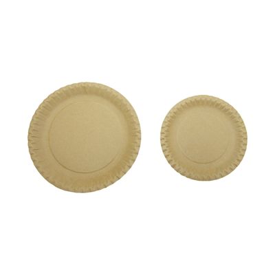 Assiettes carton kraft
