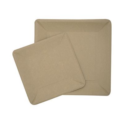 Assiettes carton kraft