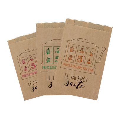 Sacs papier fruits et légumes "Jackpot Santé"